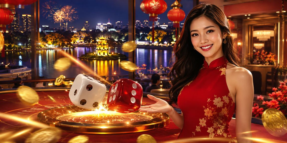 Trò chơi tài xỉu truyền thống với xúc xắc trong không khí lễ Tết tại Hà Nội