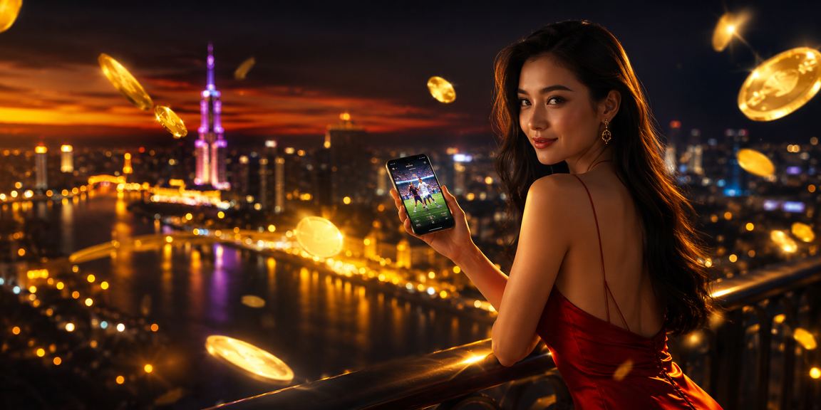 Người dùng tại Phú Quốc xem kèo thể thao ep2 trên điện thoại bên bãi biển